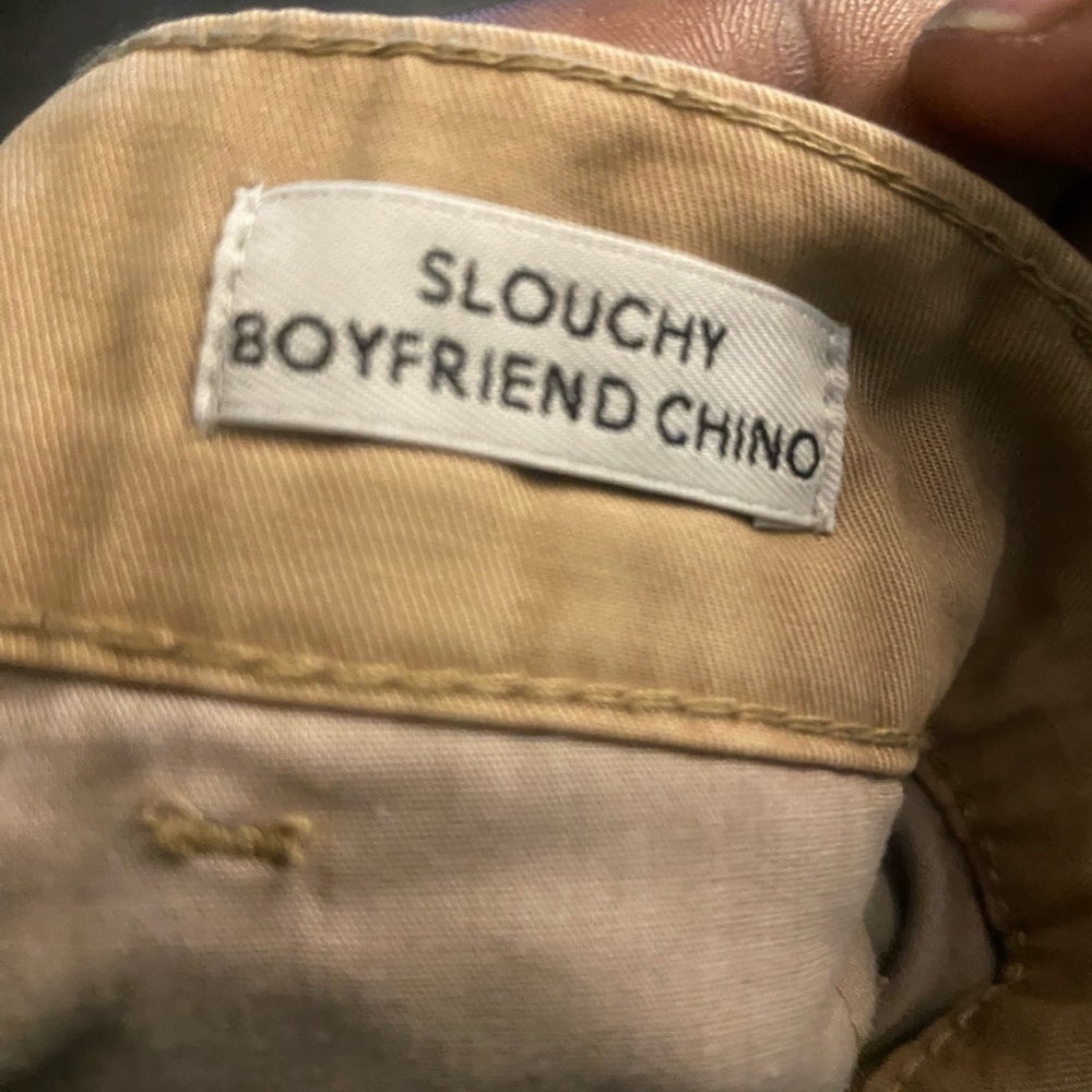 J. Crew Tan Chinos,Slouchy boyfriend chino size 28 - Picture 4 of 16